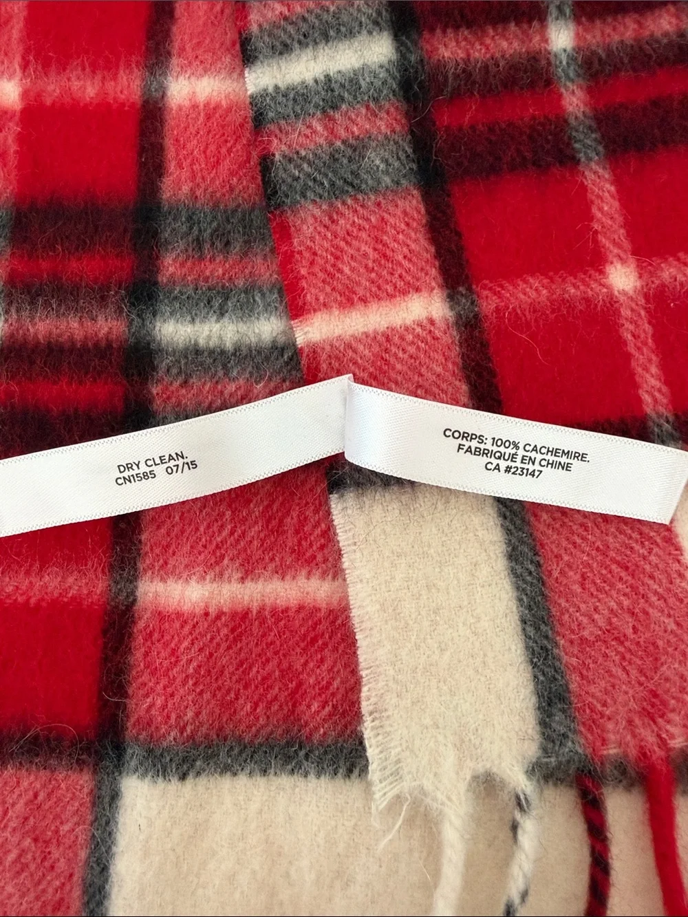 Talbots classic plaid